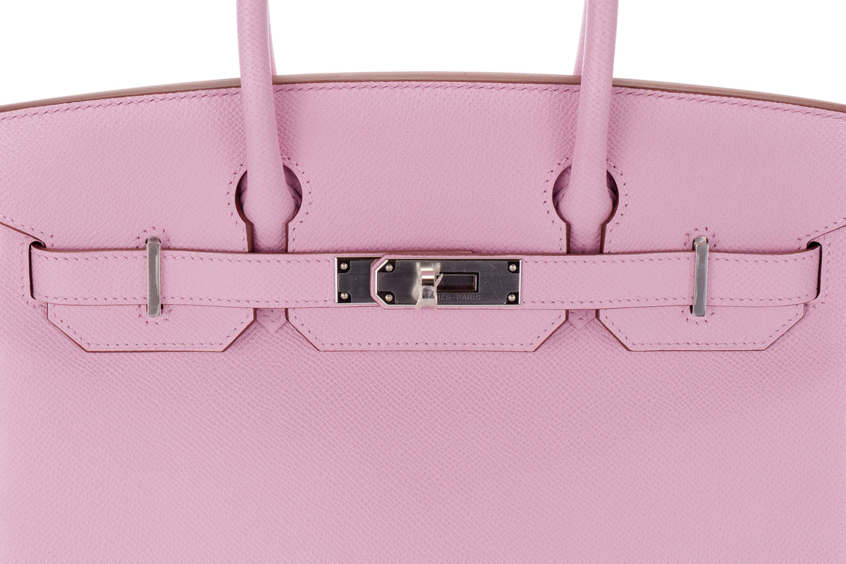 Hermès Birkin 30 Mauve Sylvester Epsom Palladium Hardware - view 7