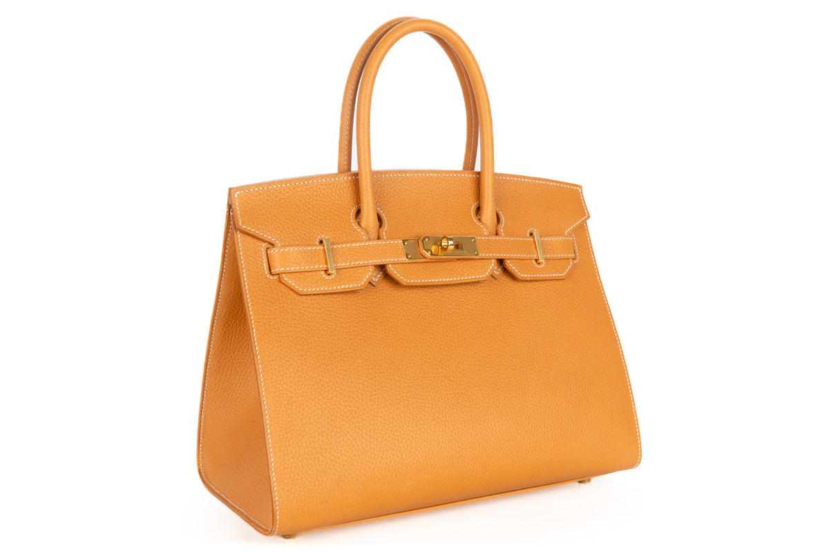 Hermès Birkin 30 Naturel Sable Vache Naturelle Grainee Gold Hardware - view 2
