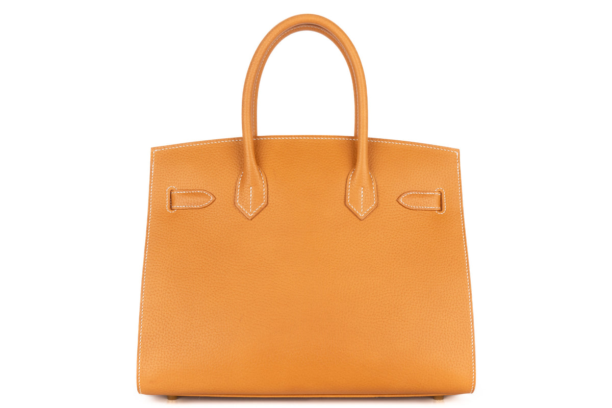 Hermès Birkin 30 Naturel Sable Vache Naturelle Grainee Gold Hardware - view 3