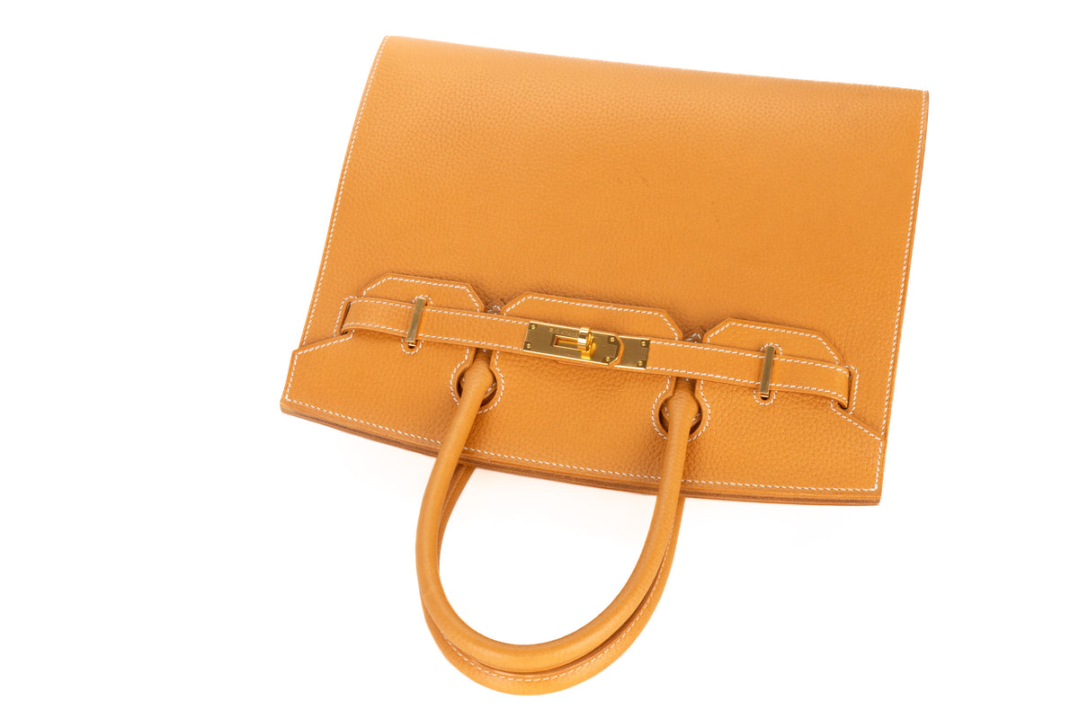 Hermès Birkin 30 Naturel Sable Vache Naturelle Grainee Gold Hardware - view 8