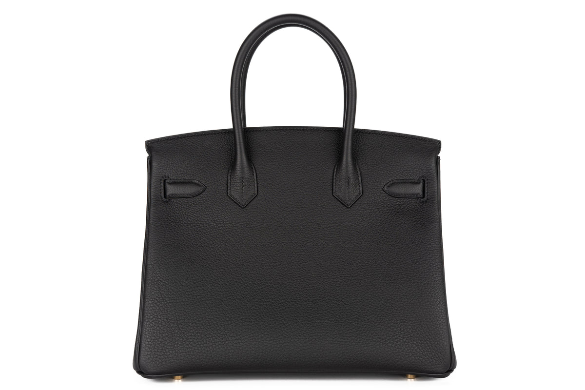 Hermès Birkin 30 Noir - Black Togo Permabrass Hardware - view 3