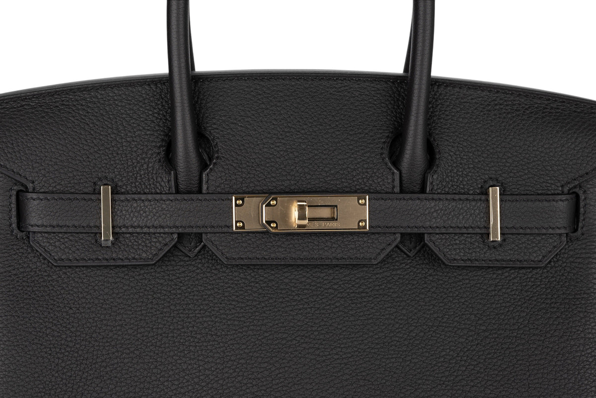Hermès Birkin 30 Noir - Black Togo Permabrass Hardware - view 7