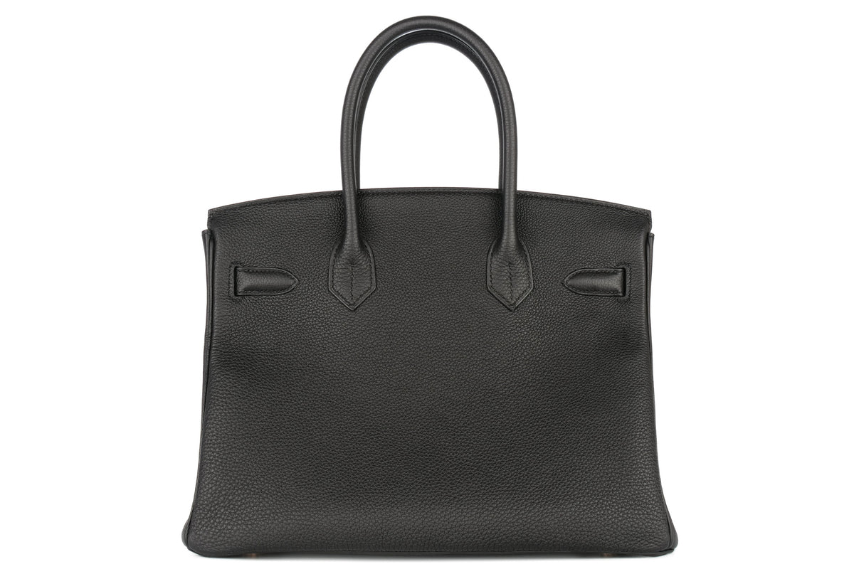 Hermès Birkin 30 Noir - Black Togo Rose Gold Hardware - view 3