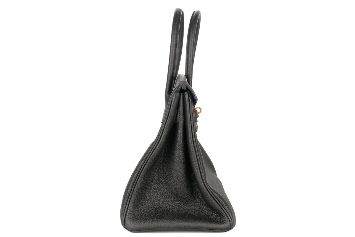 Hermès Birkin 30 Noir - Black Togo Rose Gold Hardware - view 5