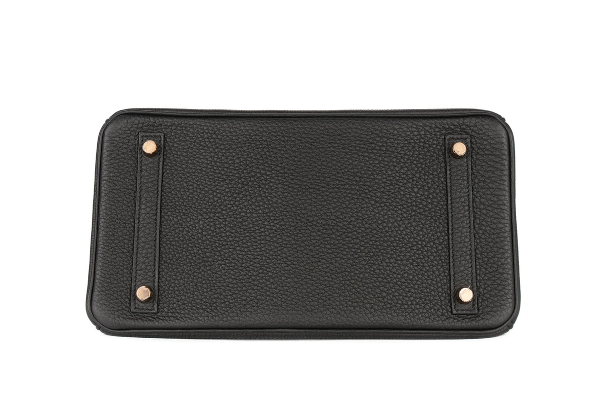 Hermès Birkin 30 Noir - Black Togo Rose Gold Hardware - view 6