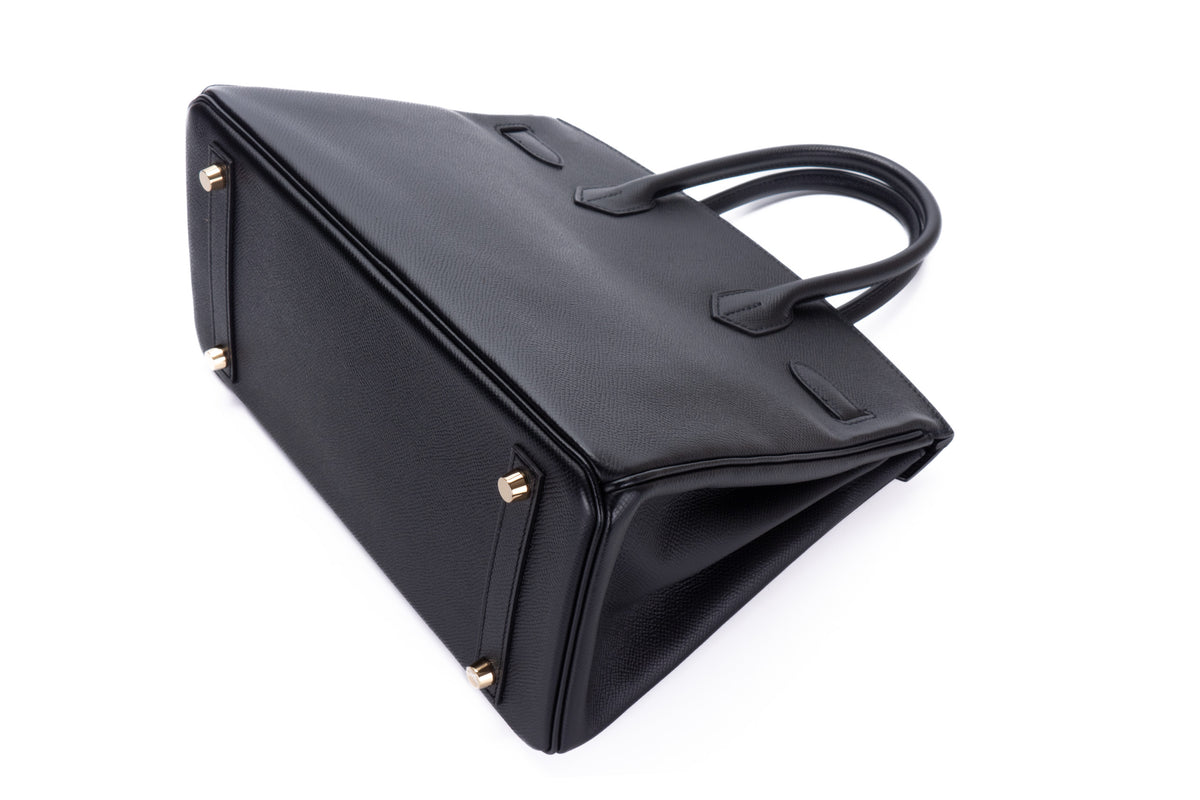 Hermès Birkin 30 Noir Epsom Gold Hardware - view 14