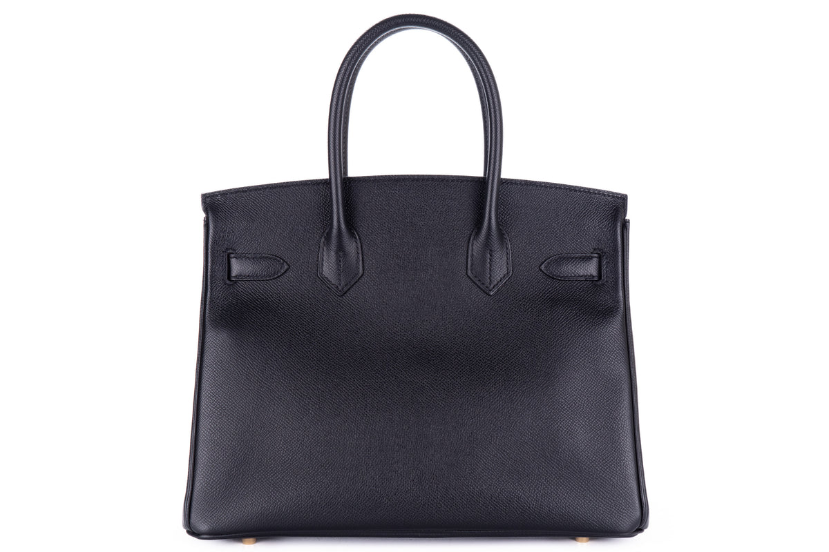 Hermès Birkin 30 Noir Epsom Gold Hardware - view 3