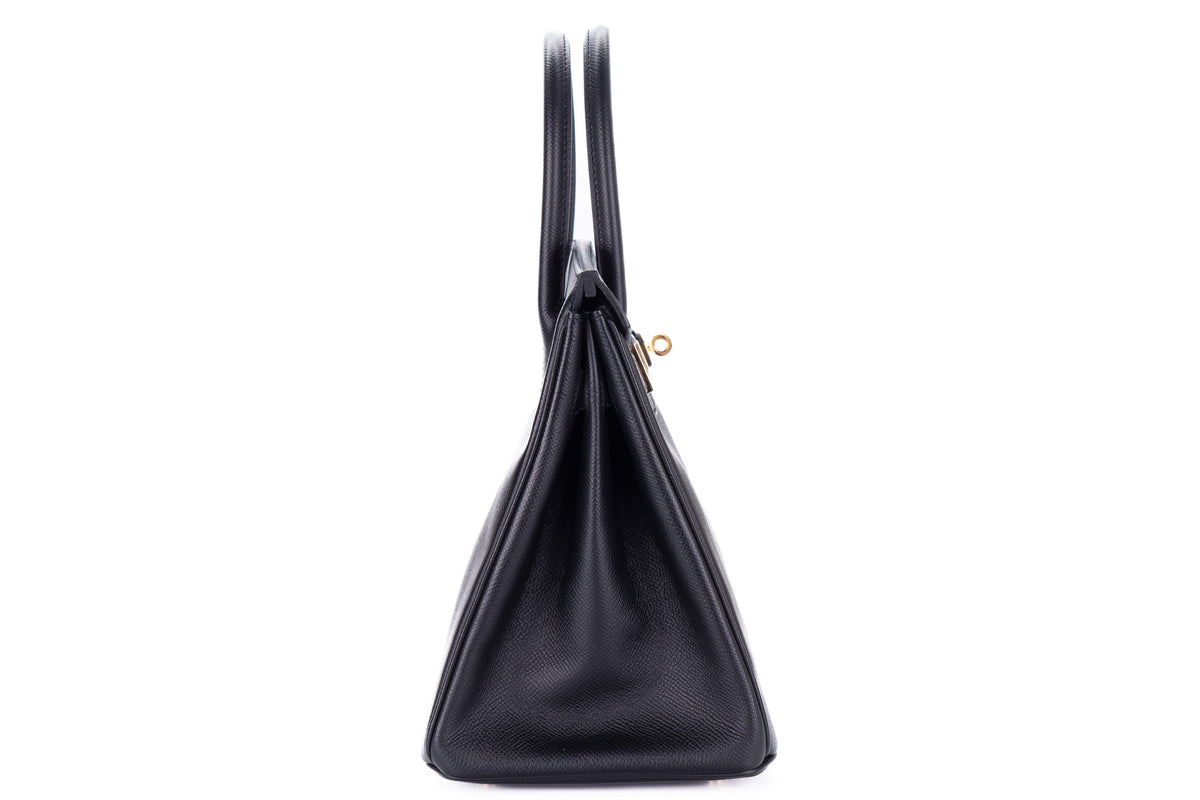 Hermès Birkin 30 Noir Epsom Gold Hardware - view 5