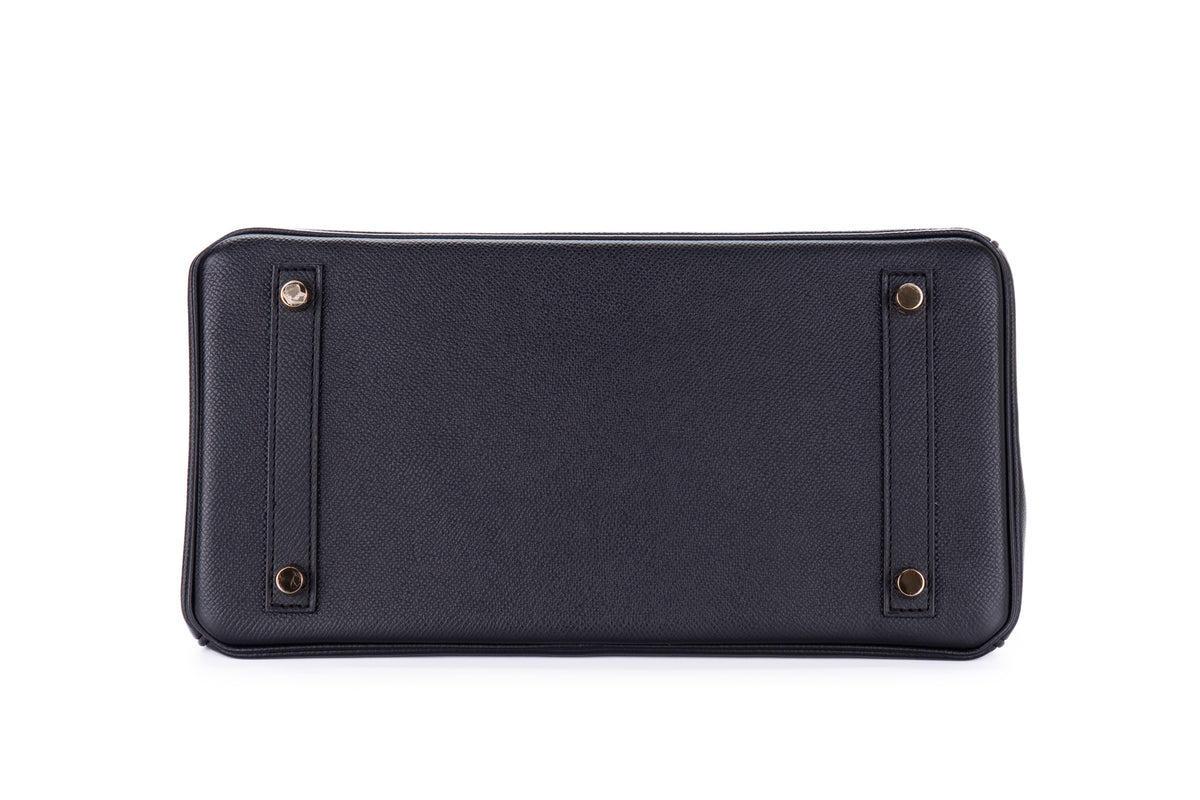 Hermès Birkin 30 Noir Epsom Gold Hardware - view 6