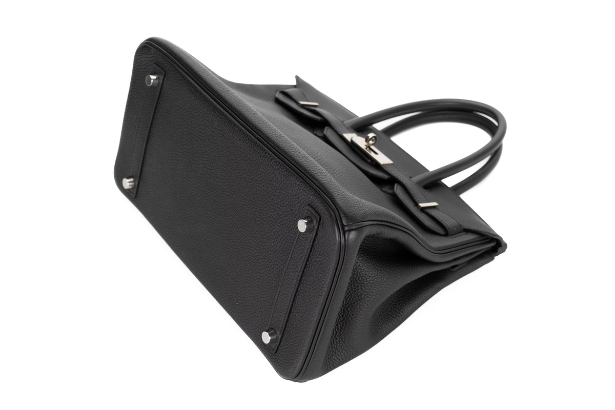 Hermès Birkin 30 Noir Togo Palladium Hardware - view 11