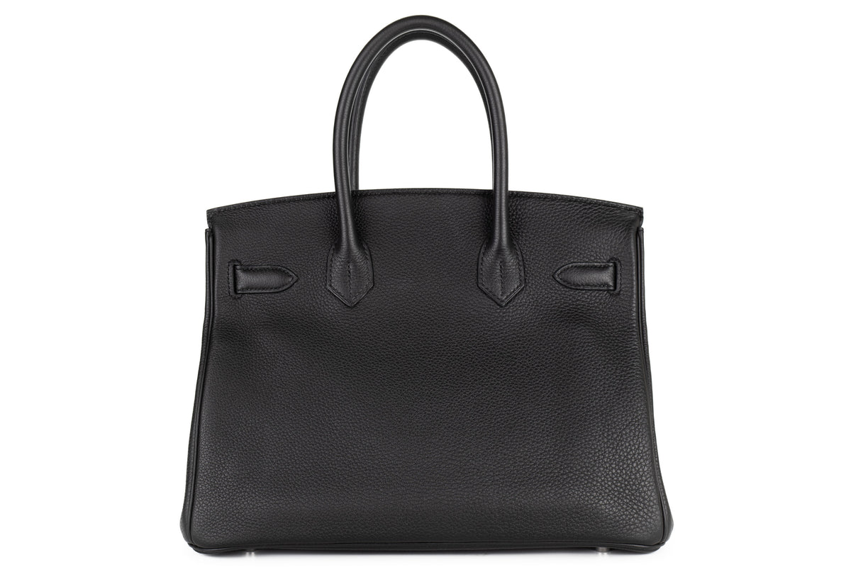 Hermès Birkin 30 Noir Togo Palladium Hardware - view 3