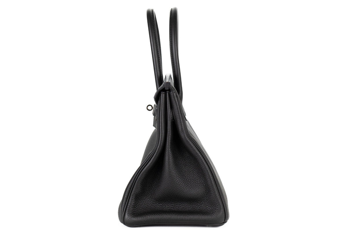 Hermès Birkin 30 Noir Togo Palladium Hardware - view 4