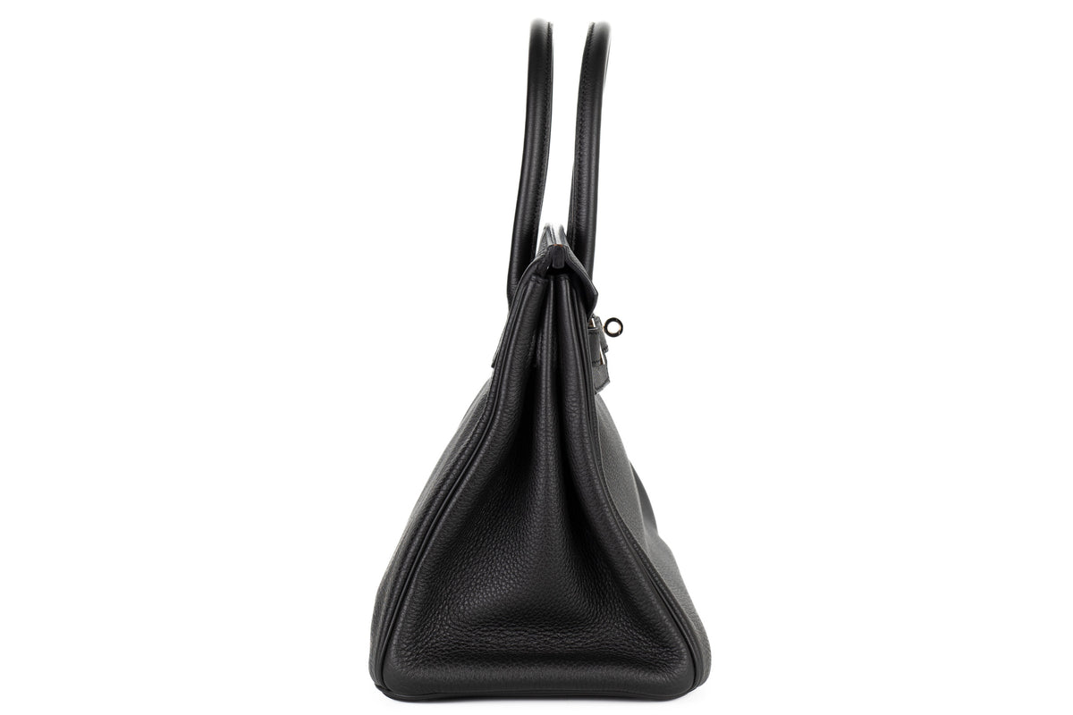 Hermès Birkin 30 Noir Togo Palladium Hardware - view 5