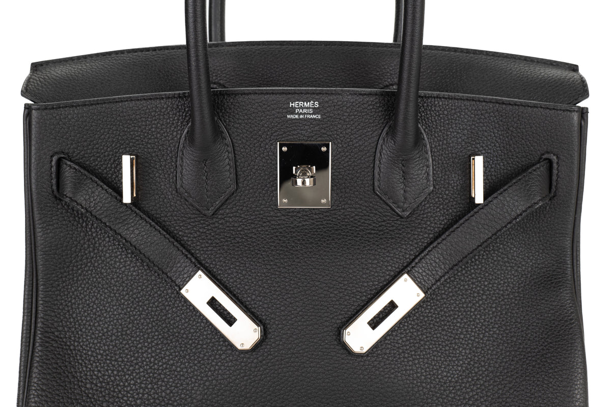 Hermès Birkin 30 Noir Togo Palladium Hardware - view 8