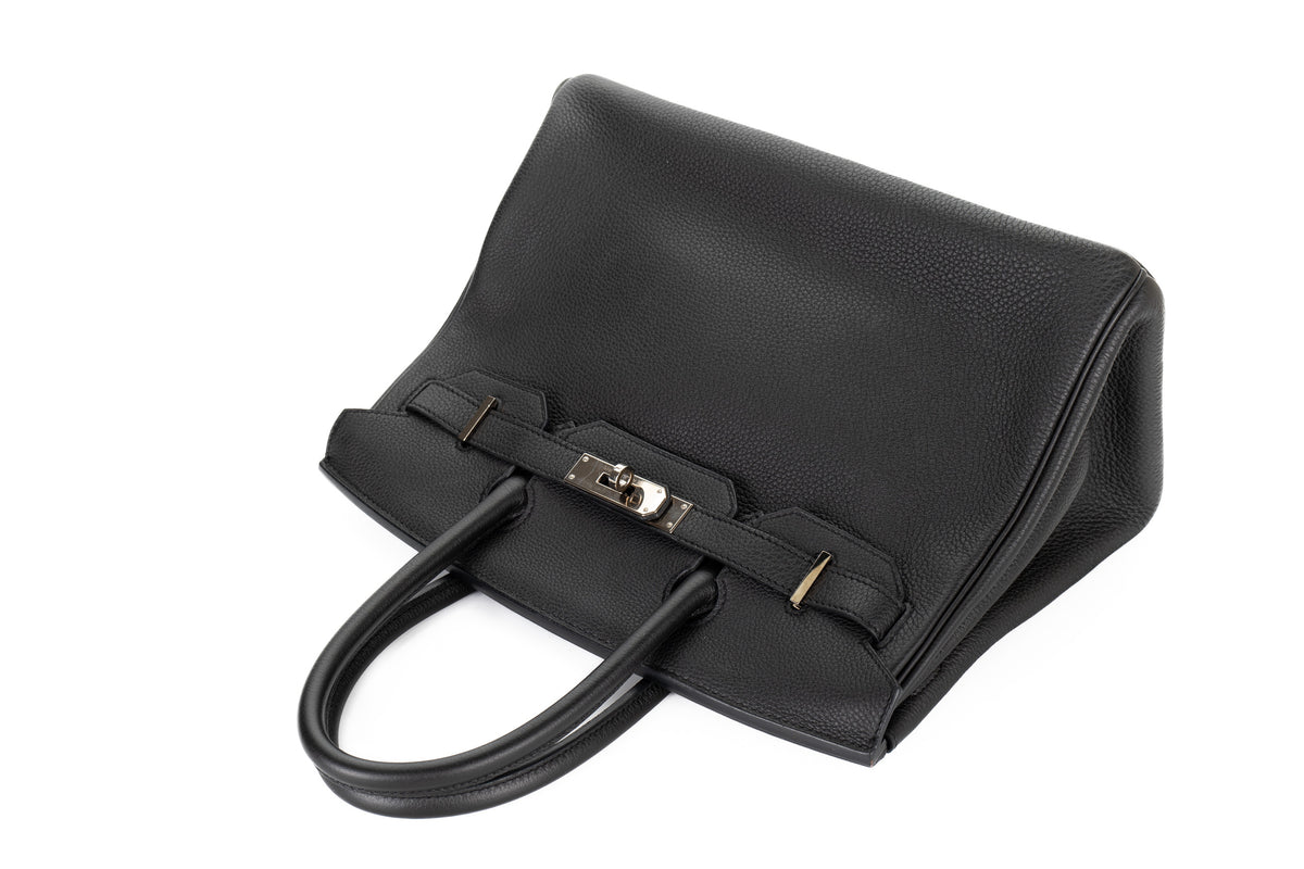 Hermès Birkin 30 Noir Togo Palladium Hardware - view 9