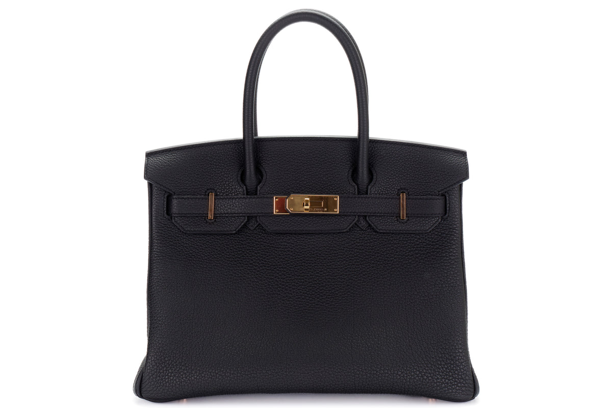 Hermès Birkin 30 Noir Togo Rose Gold Hardware - view 1