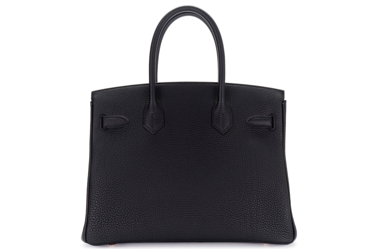 Hermès Birkin 30 Noir Togo Rose Gold Hardware - view 3