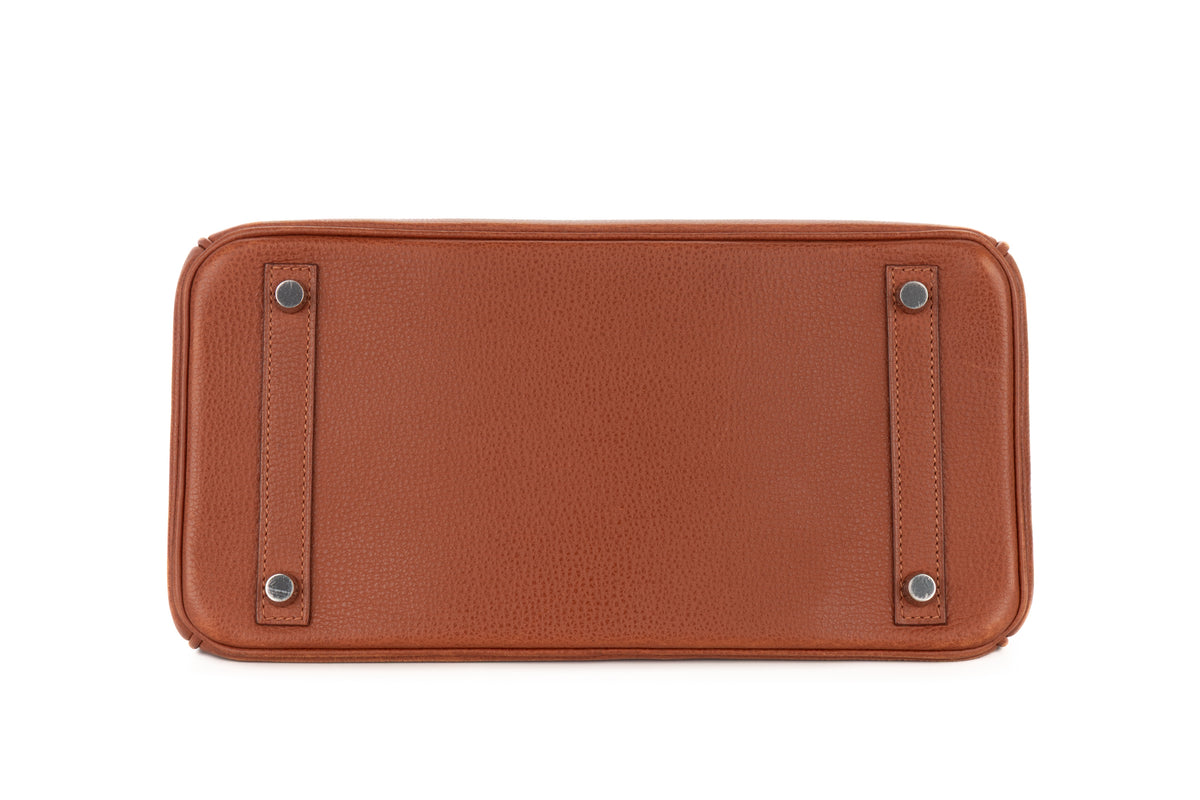 Hermès Birkin 30 Noisette Vachette Ardennes Palladium Hardware - view 6