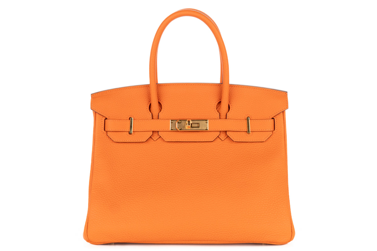 Hermès Birkin 30 Orange H Togo Gold Hardware - view 1
