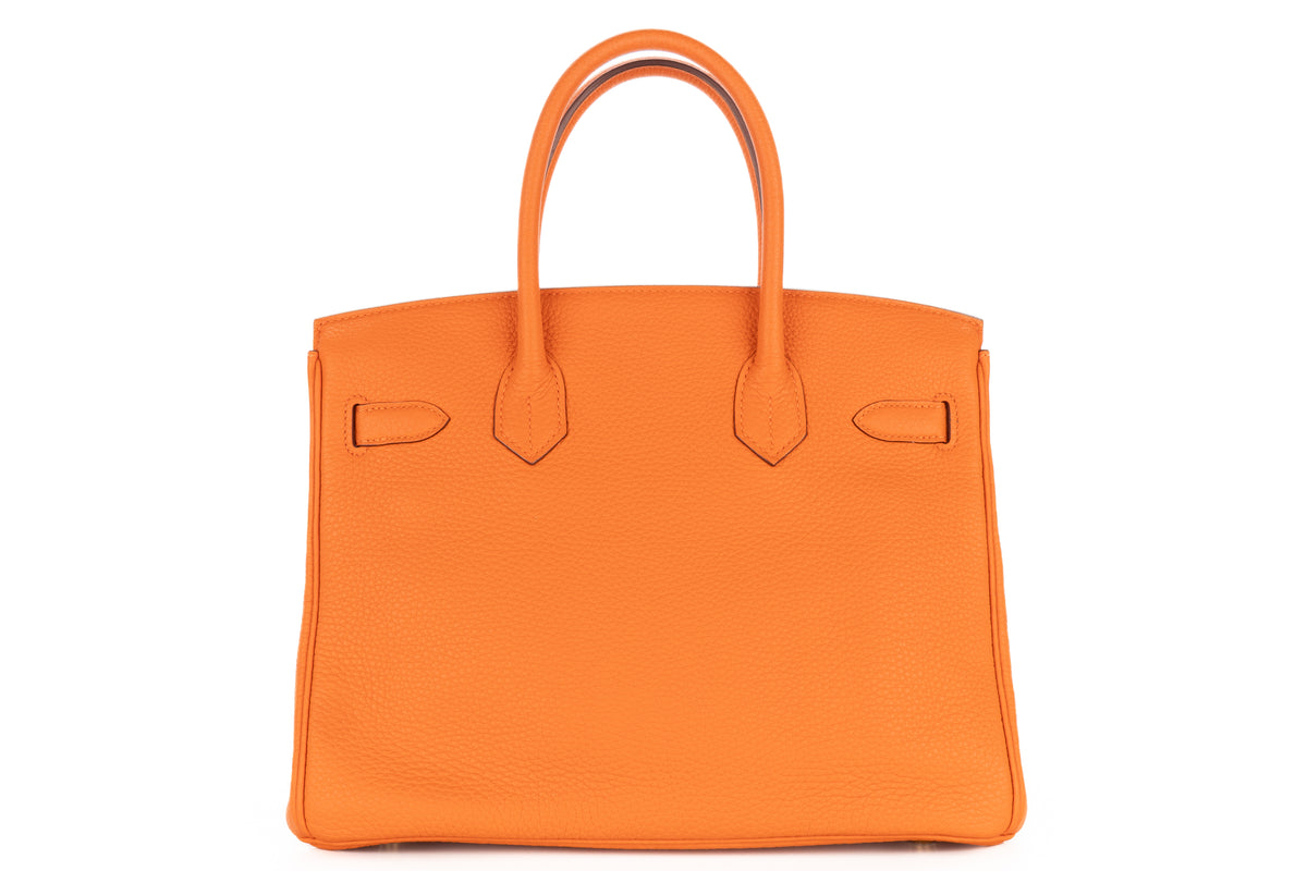 Hermès Birkin 30 Orange H Togo Gold Hardware - view 3