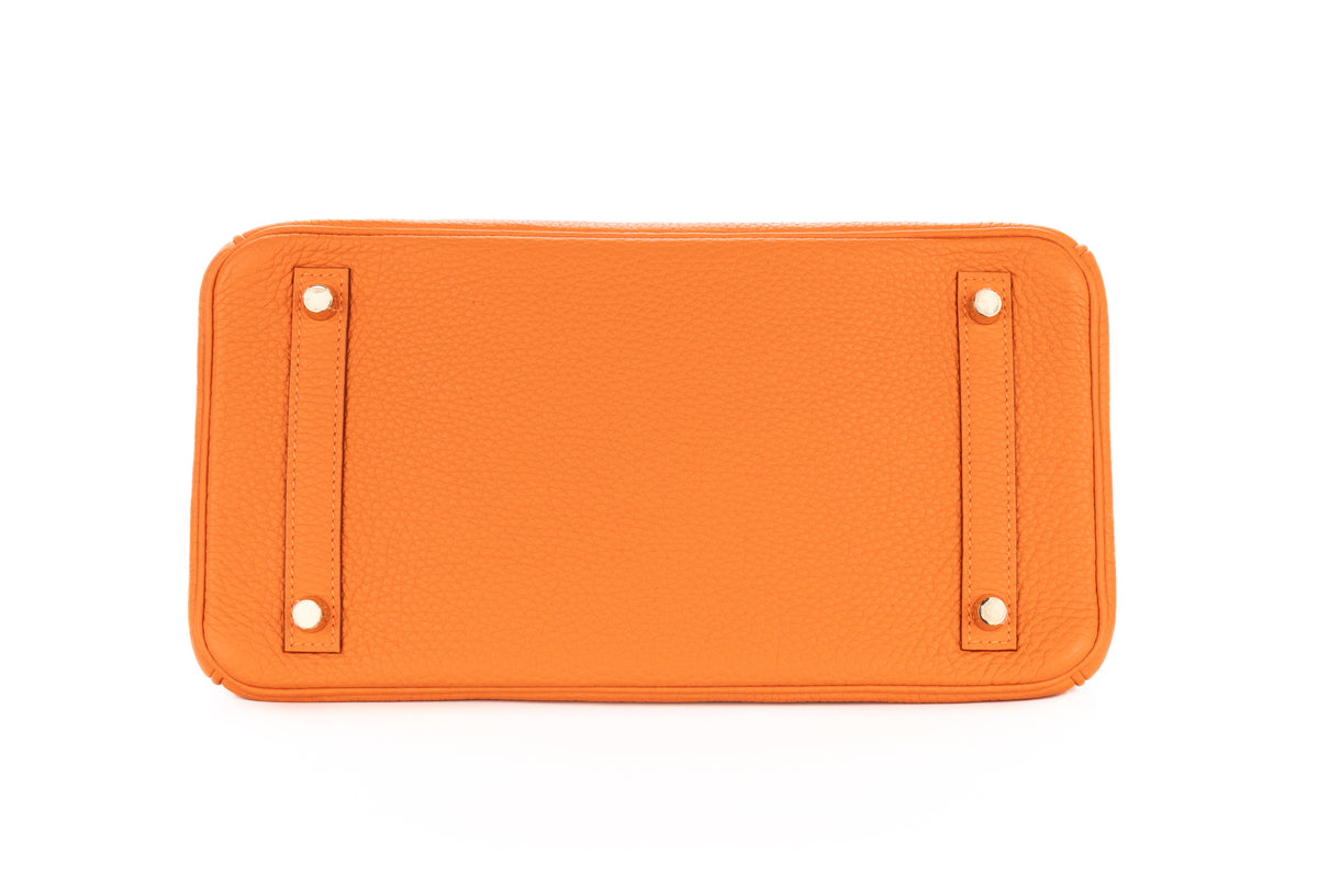 Hermès Birkin 30 Orange H Togo Gold Hardware - view 6