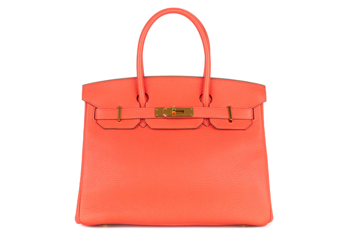 Hermès Birkin 30 Rose Jaipur Clemence Gold Hardware - view 1