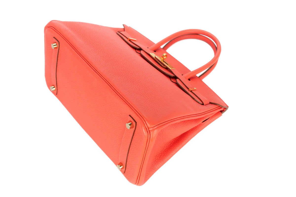 Hermès Birkin 30 Rose Jaipur Clemence Gold Hardware - view 10