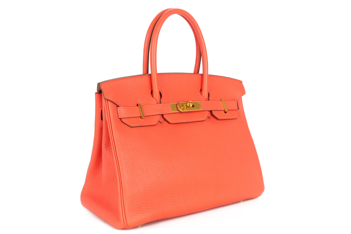 Hermès Birkin 30 Rose Jaipur Clemence Gold Hardware - view 2