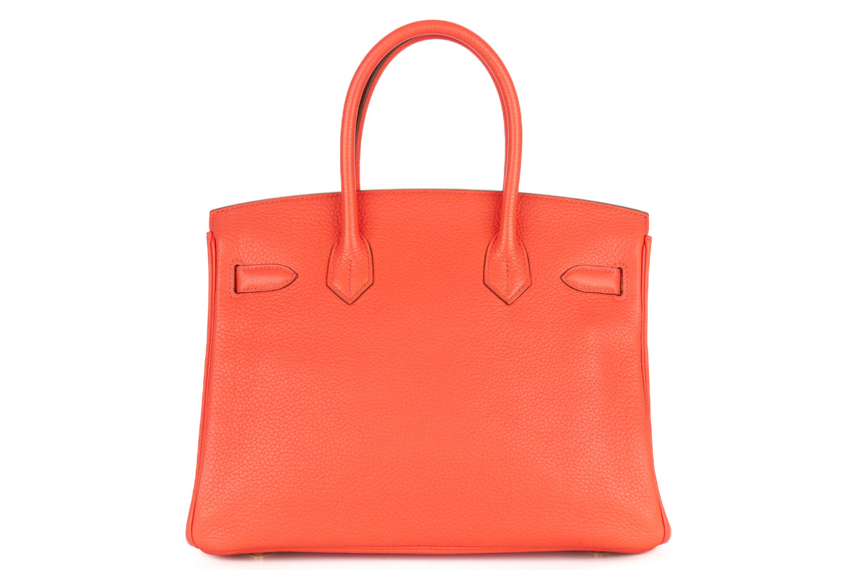 Hermès Birkin 30 Rose Jaipur Clemence Gold Hardware - view 3