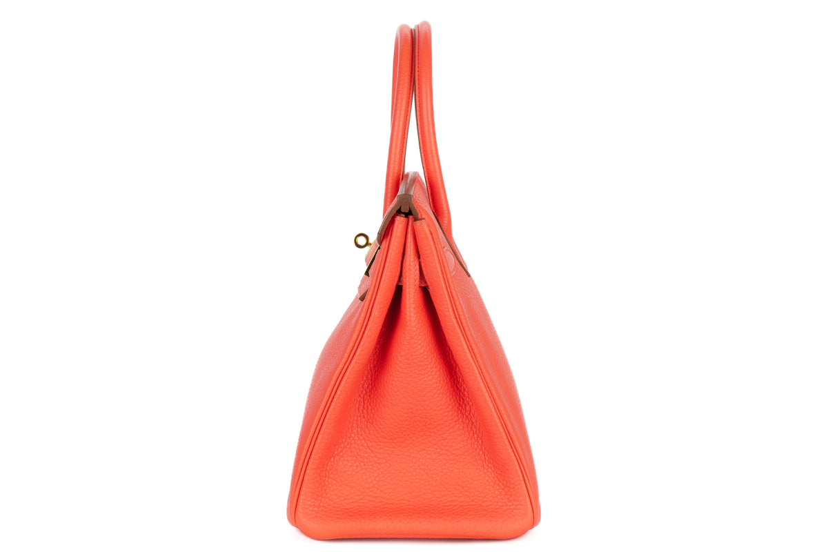 Hermès Birkin 30 Rose Jaipur Clemence Gold Hardware - view 4