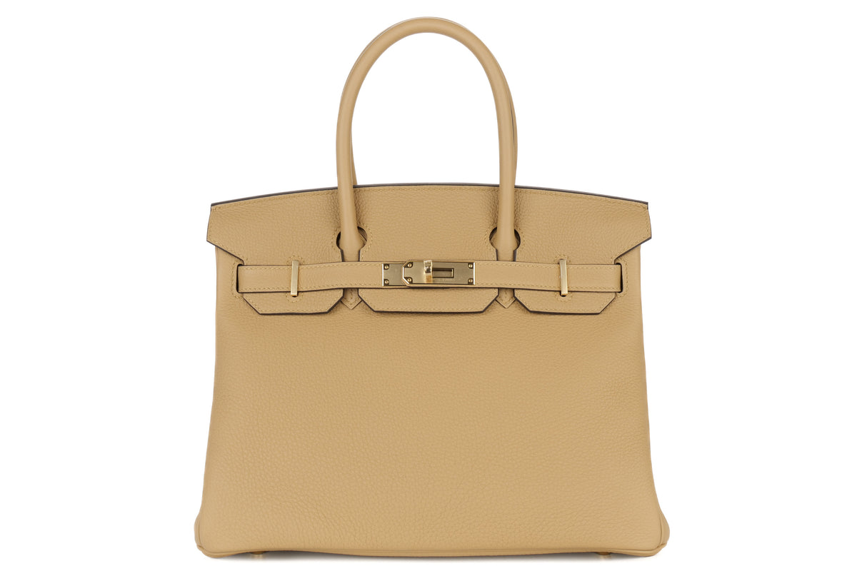 Hermès Birkin 30 Poussiere Togo Permabrass Hardware - view 1