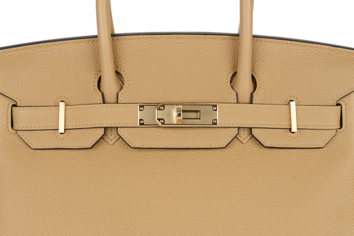 Hermès Birkin 30 Poussiere Togo Permabrass Hardware - view 7