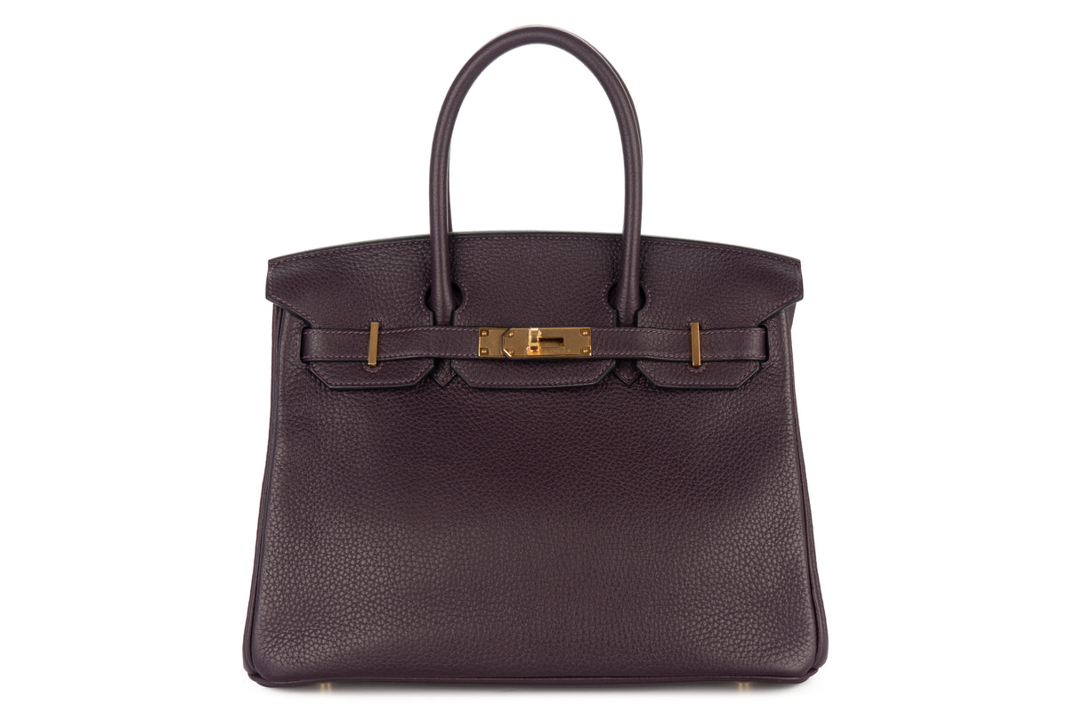 Hermès Birkin 30 Raisin Togo Gold Hardware - view 1