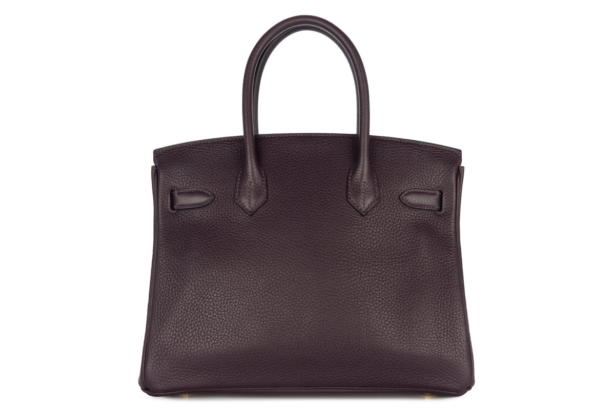 Hermès Birkin 30 Raisin Togo Gold Hardware - view 3