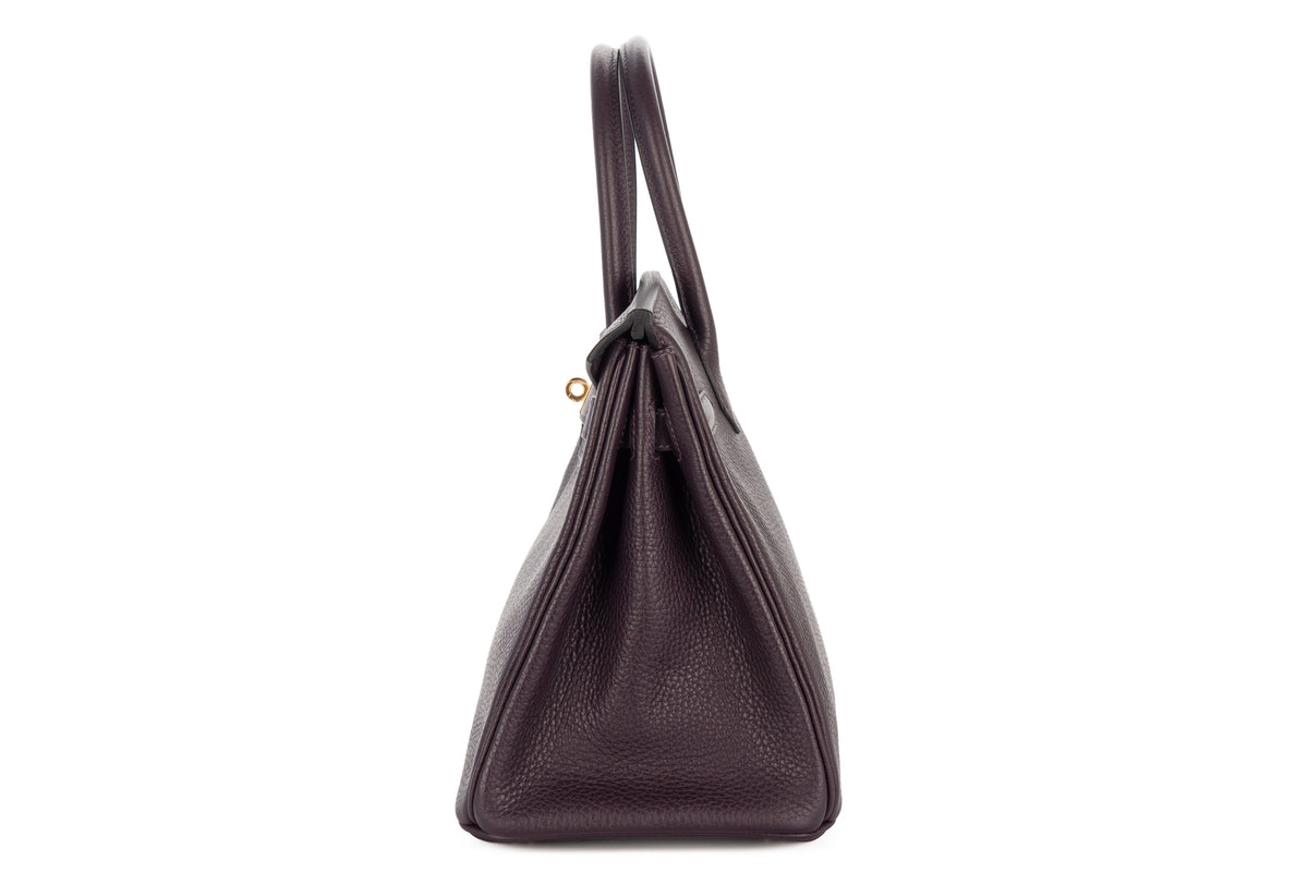Hermès Birkin 30 Raisin Togo Gold Hardware - view 4