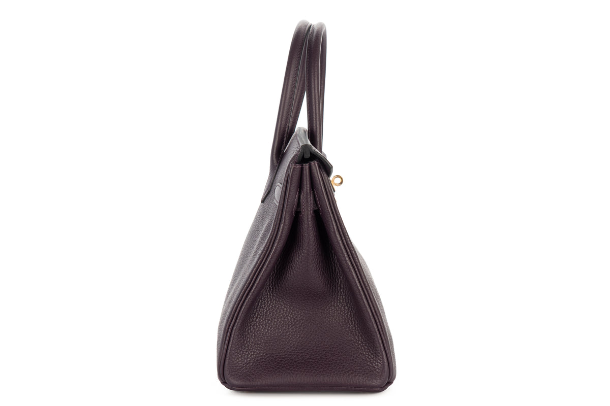 Hermès Birkin 30 Raisin Togo Gold Hardware - view 5