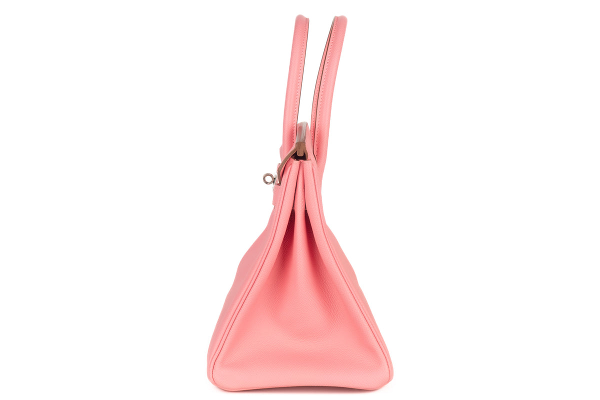 Hermès Birkin 30 Rose Confetti Epsom Retourne Palladium Hardware - view 4
