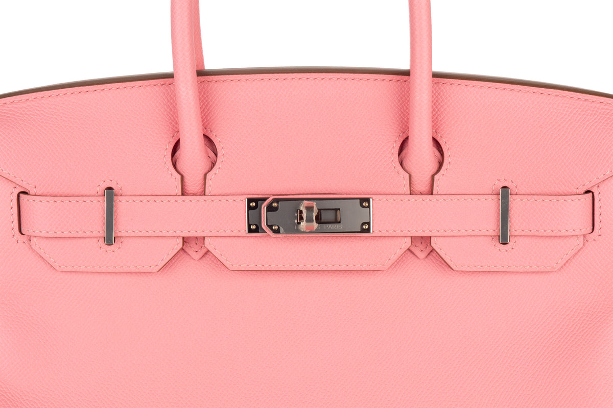 Hermès Birkin 30 Rose Confetti Epsom Retourne Palladium Hardware - view 7