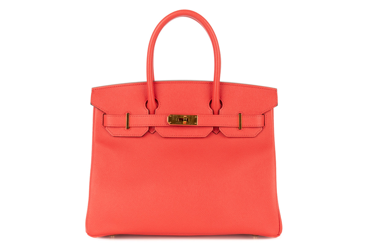 Hermès Birkin 30 Rose Jaipur Epsom Retourne Gold Hardware - view 1