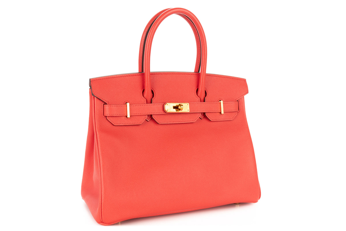 Hermès Birkin 30 Rose Jaipur Epsom Retourne Gold Hardware - view 2