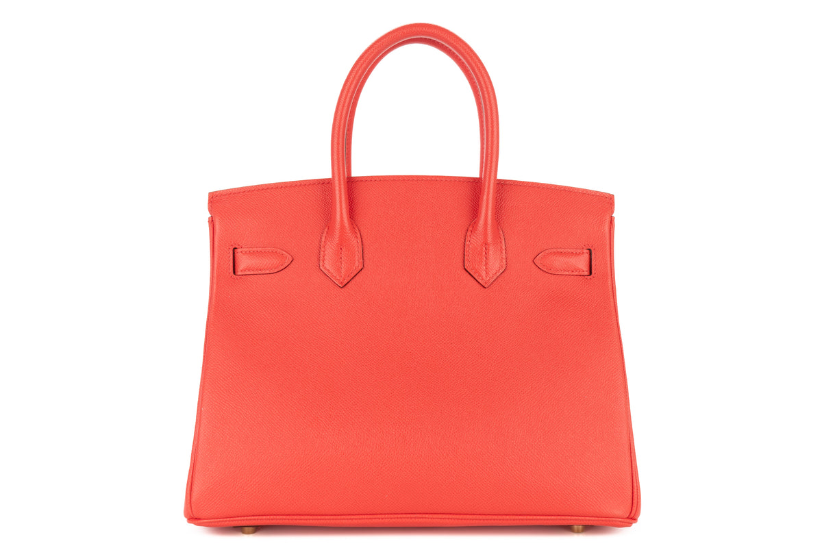 Hermès Birkin 30 Rose Jaipur Epsom Retourne Gold Hardware - view 3