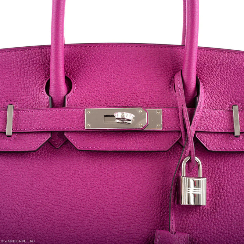 Hermès Birkin 30 – Rose Pourpre Togo Leather - Zeuskicks