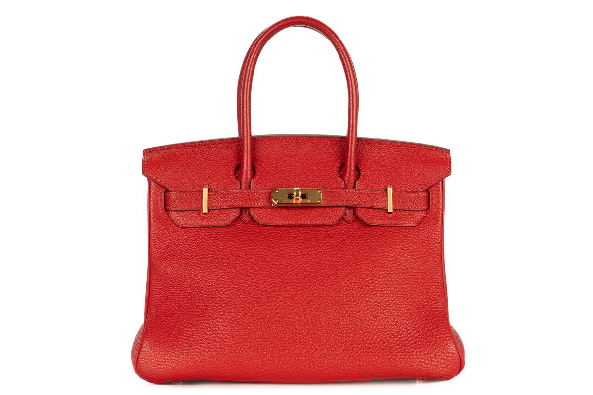 Hermès Birkin 30 Rouge Garance Togo Gold Hardware - view 1