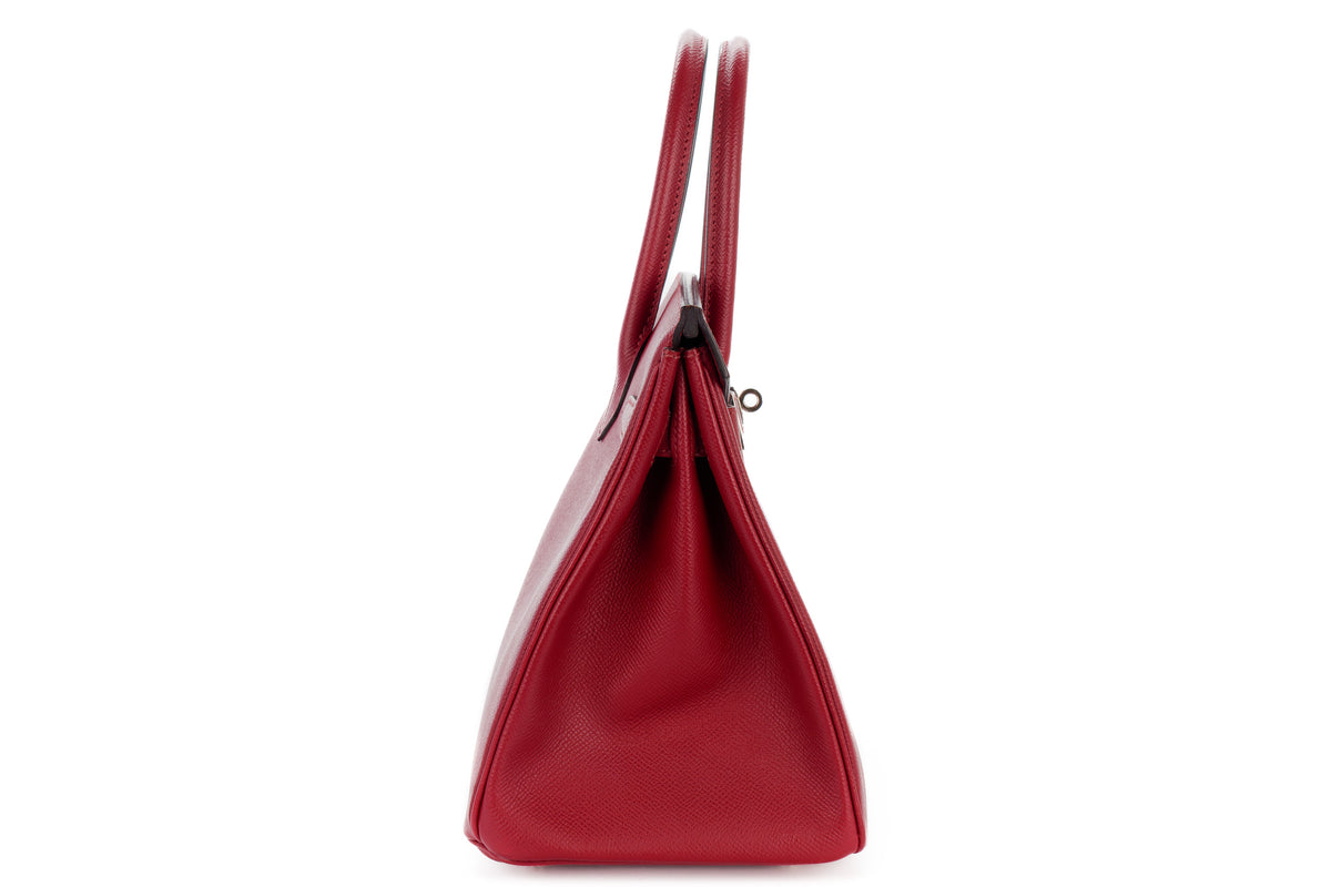 Hermès Birkin 30 Rouge Granat Epsom Palladium Hardware - view 5
