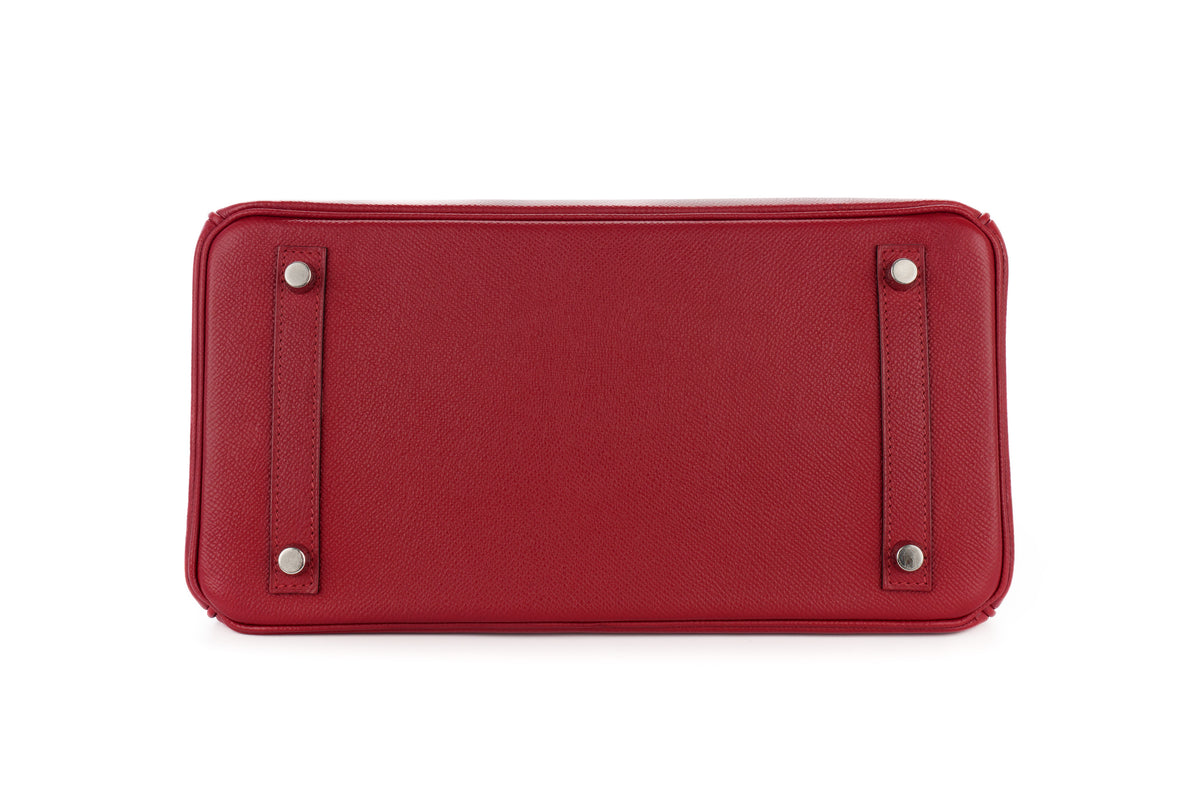 Hermès Birkin 30 Rouge Granat Epsom Palladium Hardware - view 6