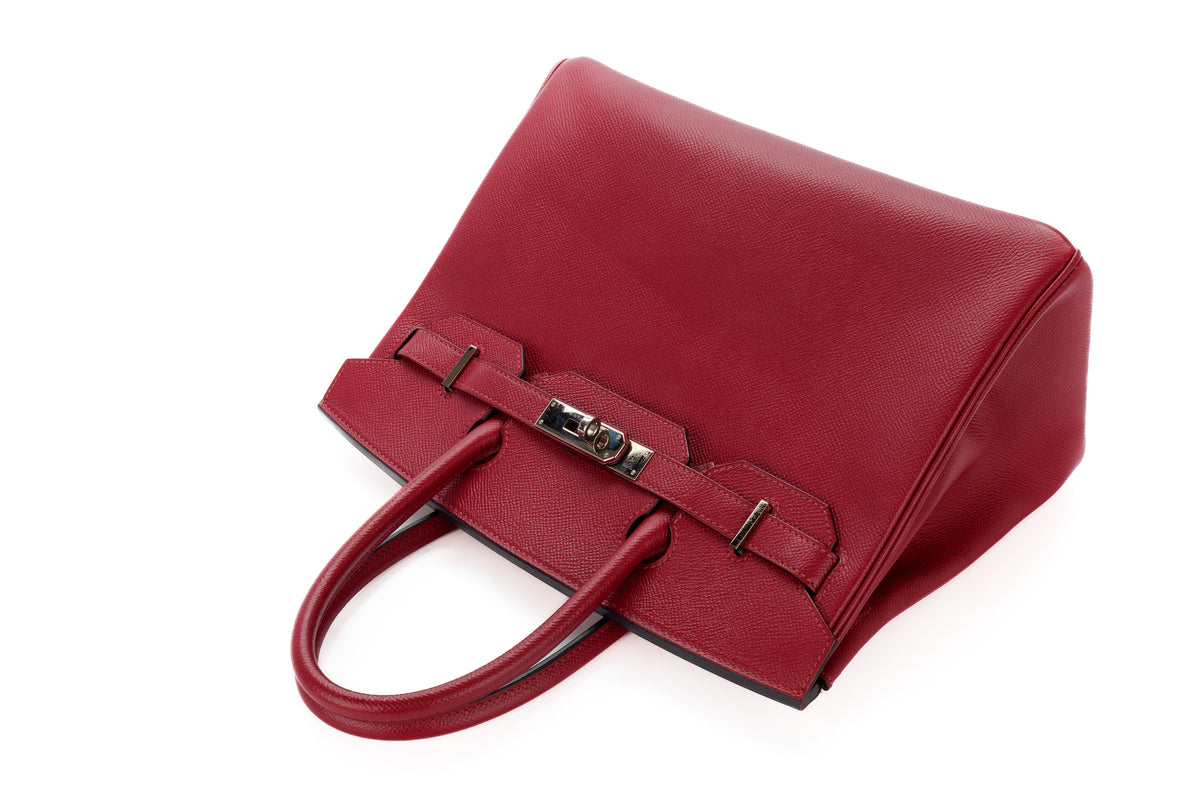Hermès Birkin 30 Rouge Granat Epsom Palladium Hardware - view 8
