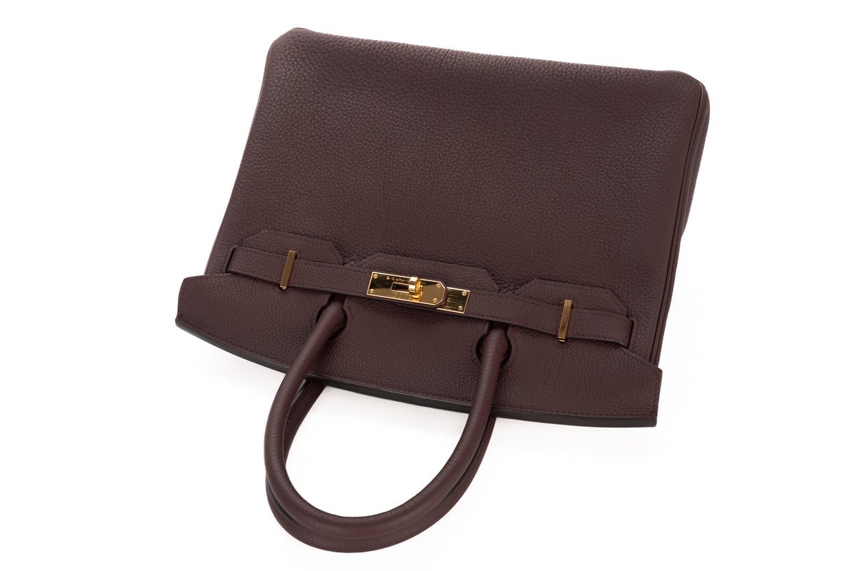 Hermès Birkin 30 Rouge Sellier Togo Gold Hardware - view 8