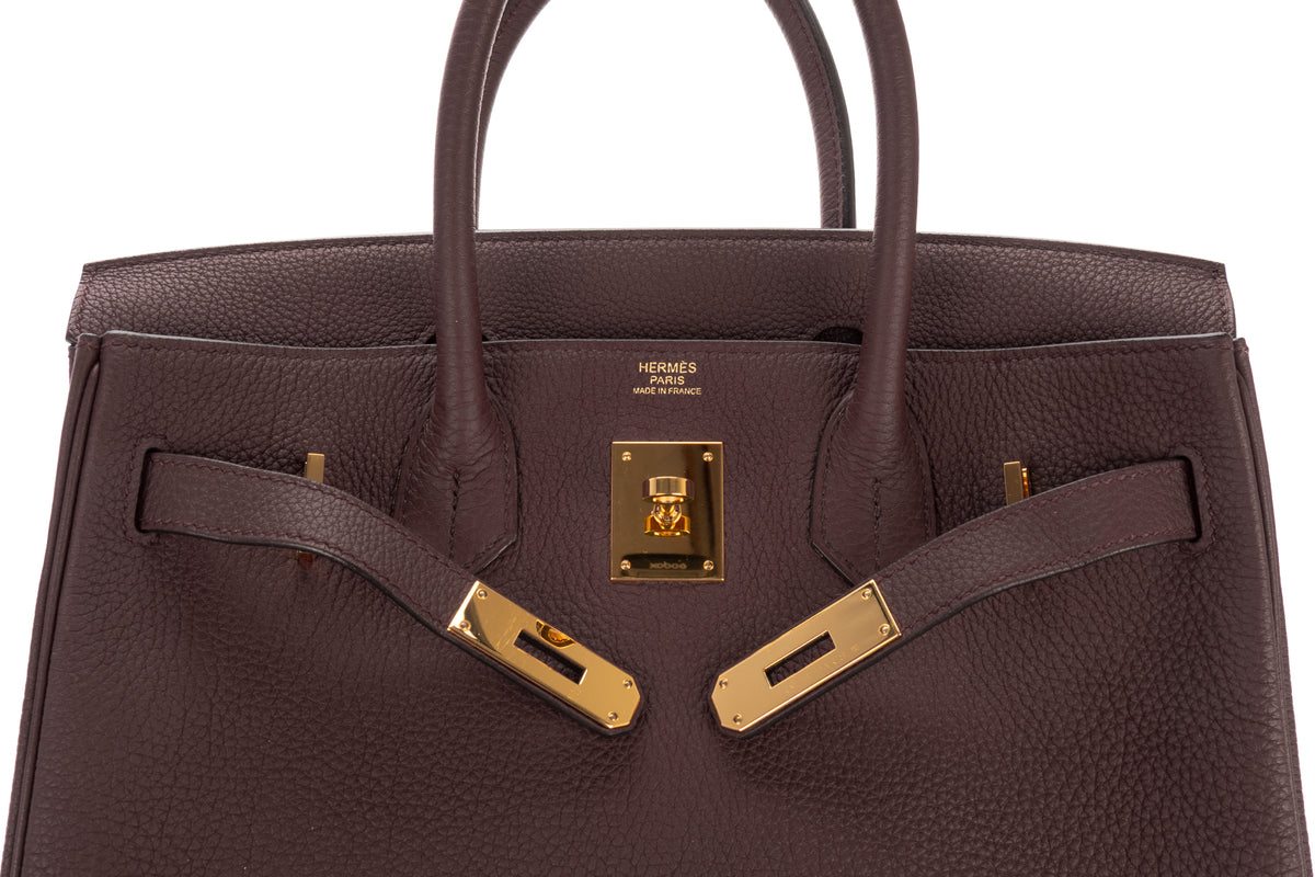 Hermès Birkin 30 Rouge Sellier Togo Gold Hardware - view 9
