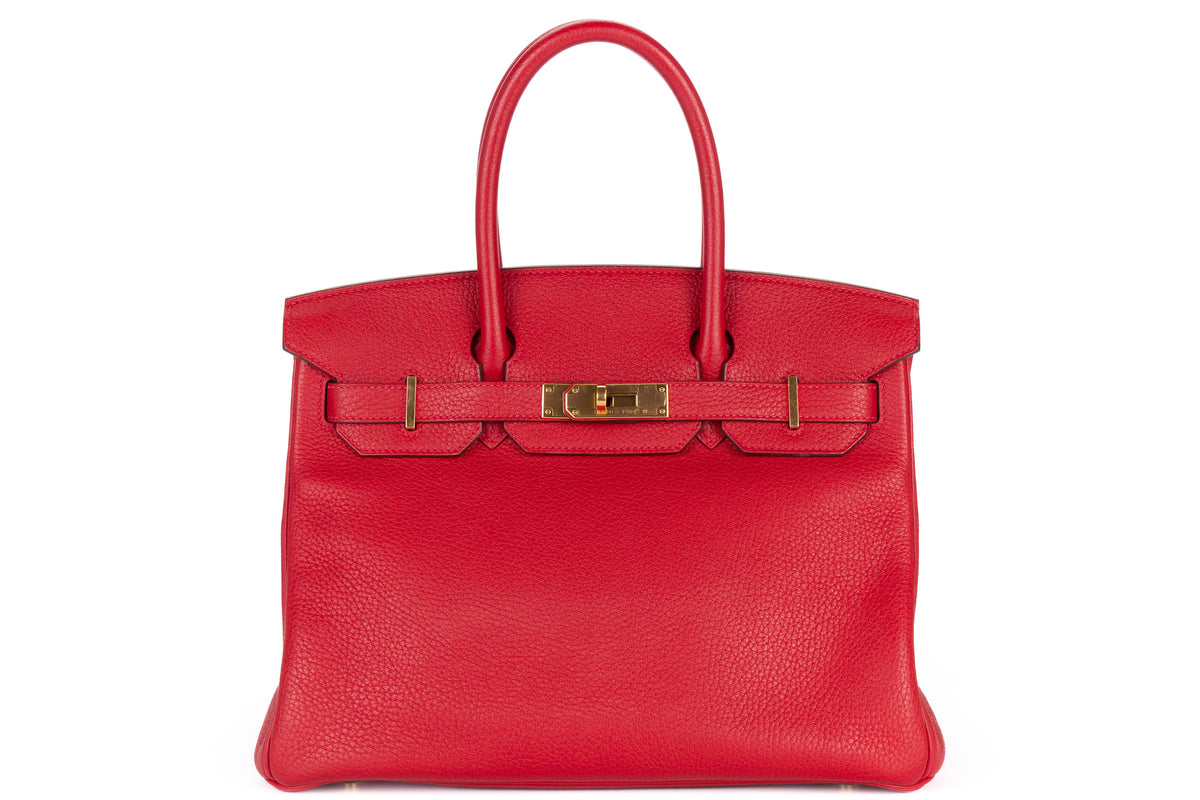 Hermès Birkin 30 Rouge Tomate Togo Palladium Hardware - view 1
