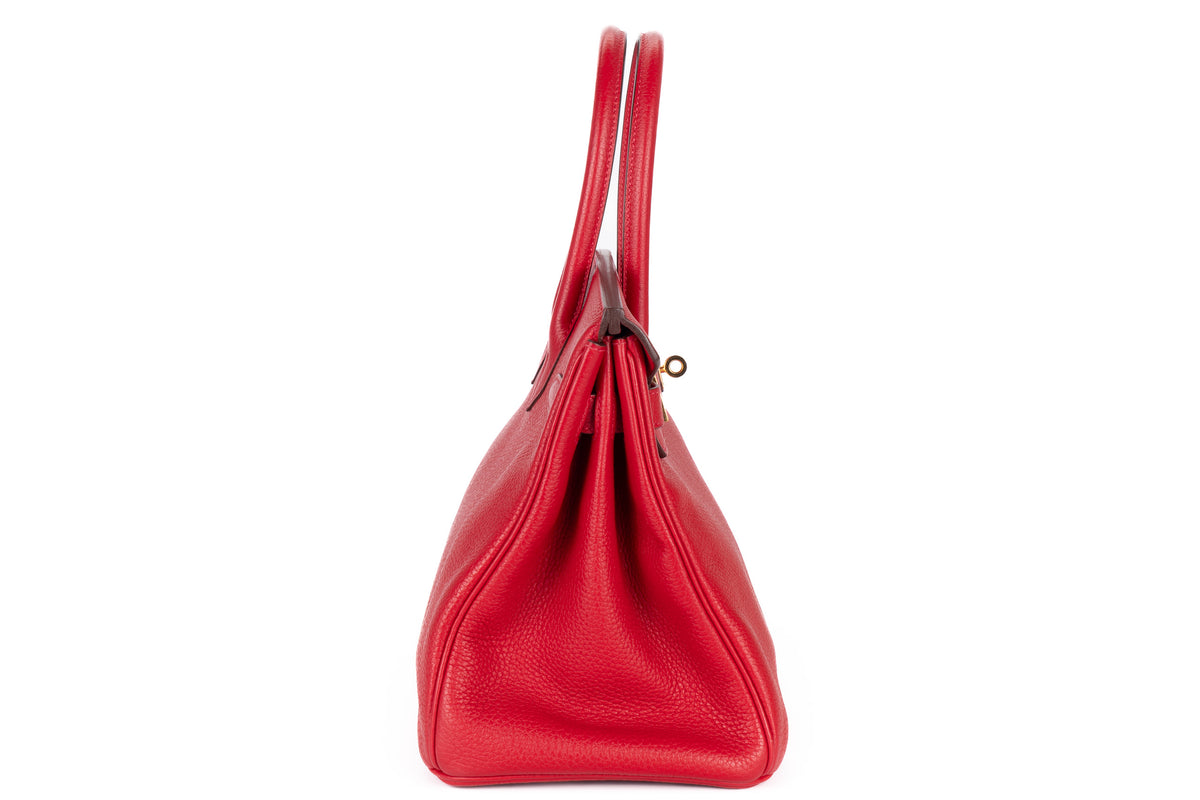 Hermès Birkin 30 Rouge Tomate Togo Palladium Hardware - view 5